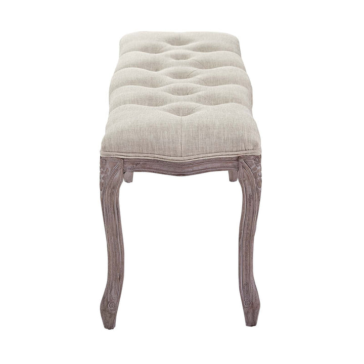 Leage Fabric Bench - Beige