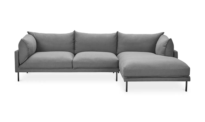 Carmen Right Facing Charcoal Sectional