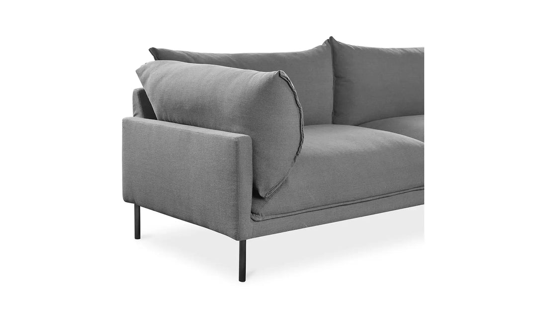 Carmen Right Facing Charcoal Sectional