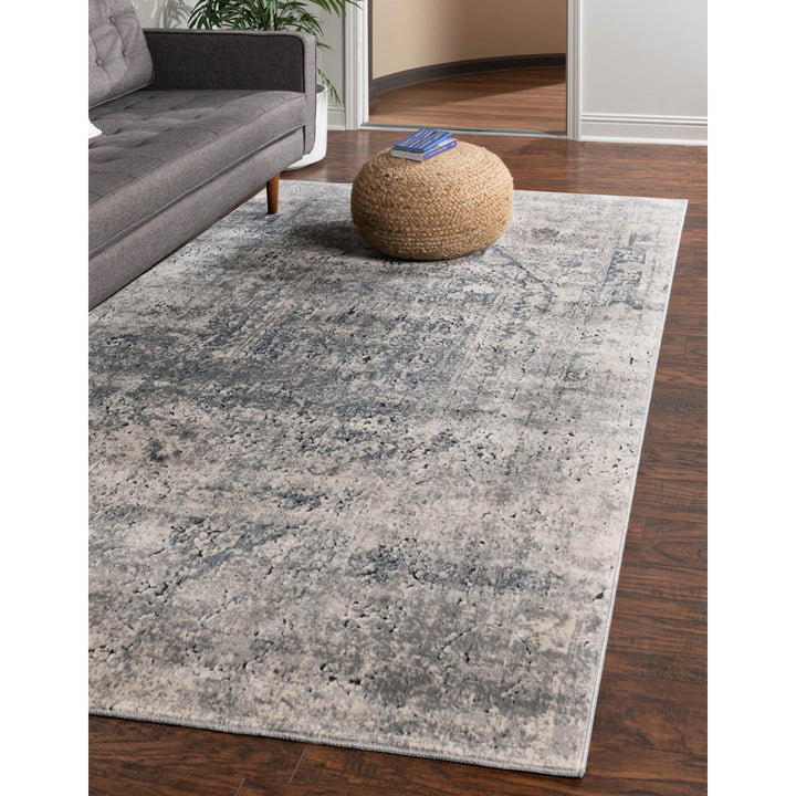 Corteney Oriental Gray Area Rug Alcott Hill® Rug Size: Rectangle 9' x 12'2"