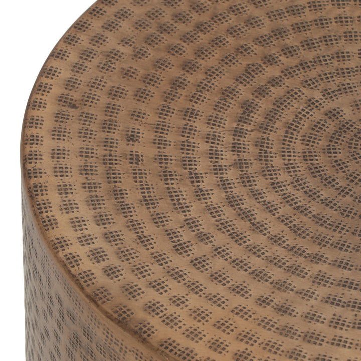 Drum End Table 17 Stories