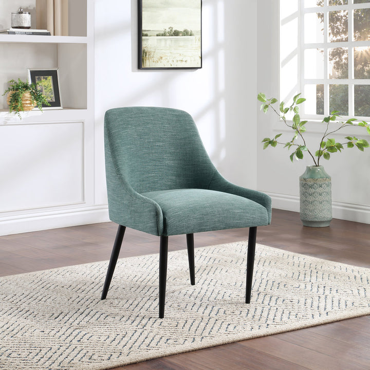 Liandra Side Chair (Set of 2) George Oliver Color: Green
