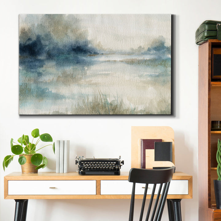 Still Evening Waters II - Wrapped Canvas Print Wade Logan® Size: 32" H x 48" W x 1" D