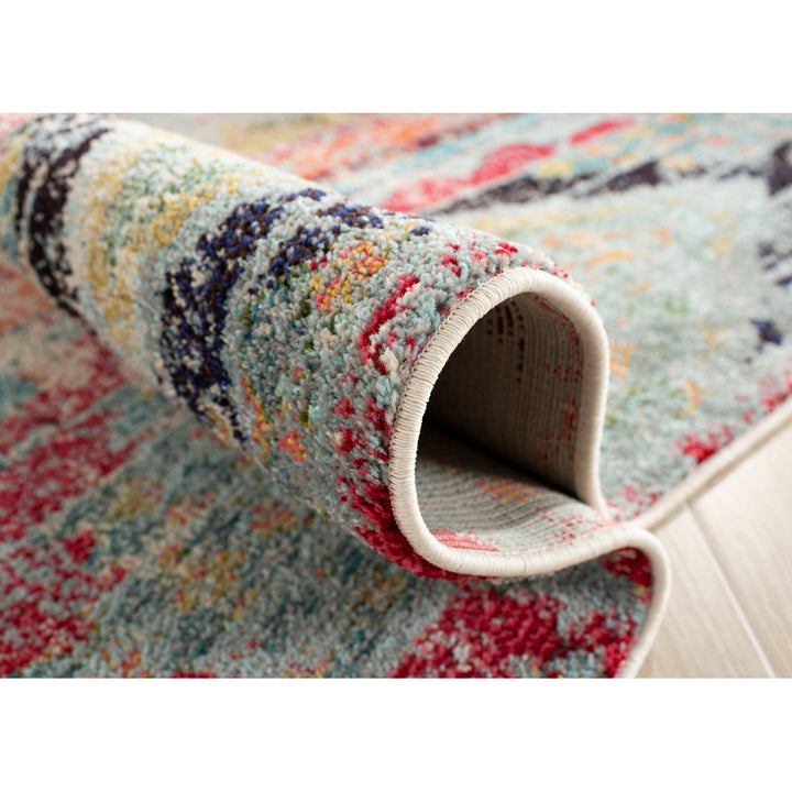 Galan Pink/Orange/Yellow Area Rug Mistana™ Rug Size: Runner 2'2" x 18'