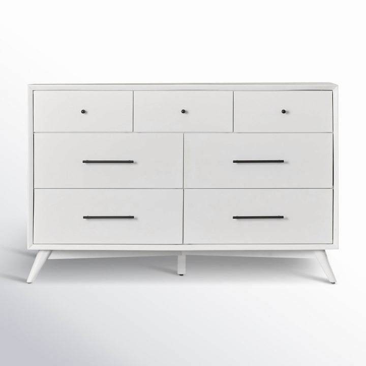 Williams 7-Drawer Dresser AllModern Color (Frame/Drawer): White