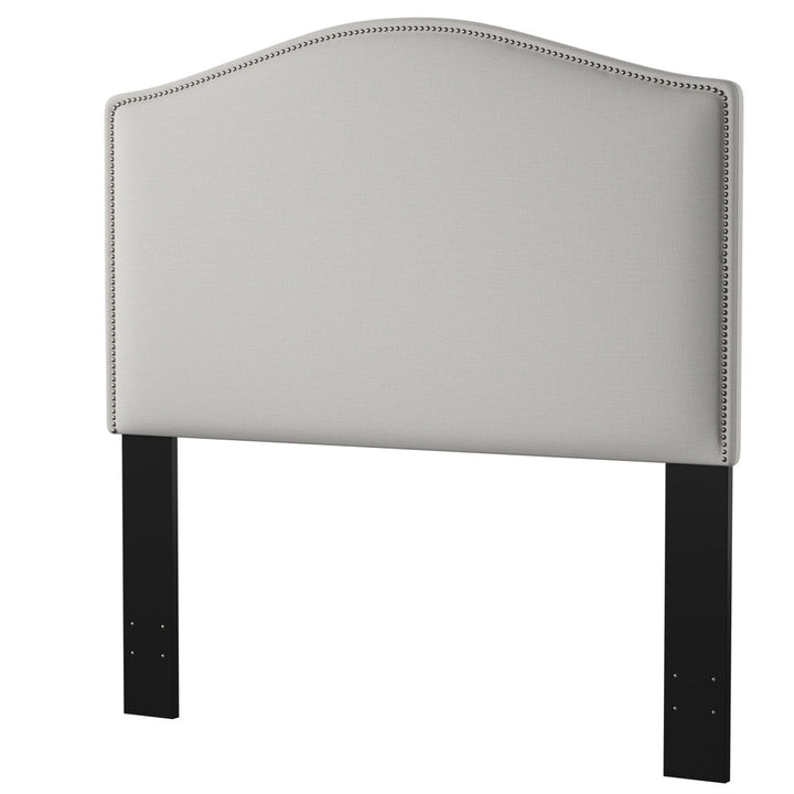 Snowhill Upholstered Panel Headboard Mercury Row® Size: King Upholstery: White