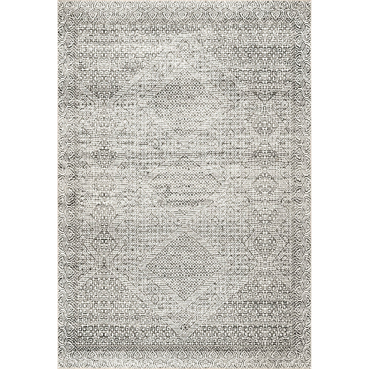 Hart SpinClean Abstract Tribal Machine Washable Area Rug Dakota Fields Rug Size: Rectangle 9'6" x 13'6"