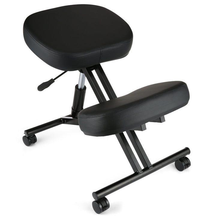Ergonomic Kneeling Chair, Height Adjustable Stool With Thick Foam Cushions For Home And Office Inbox Zero