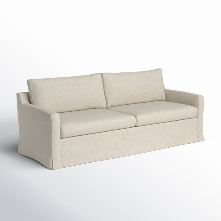Neruda 86'' Slipcovered Sofa Joss & Main Fabric: Diego Natural Performance Plainweave