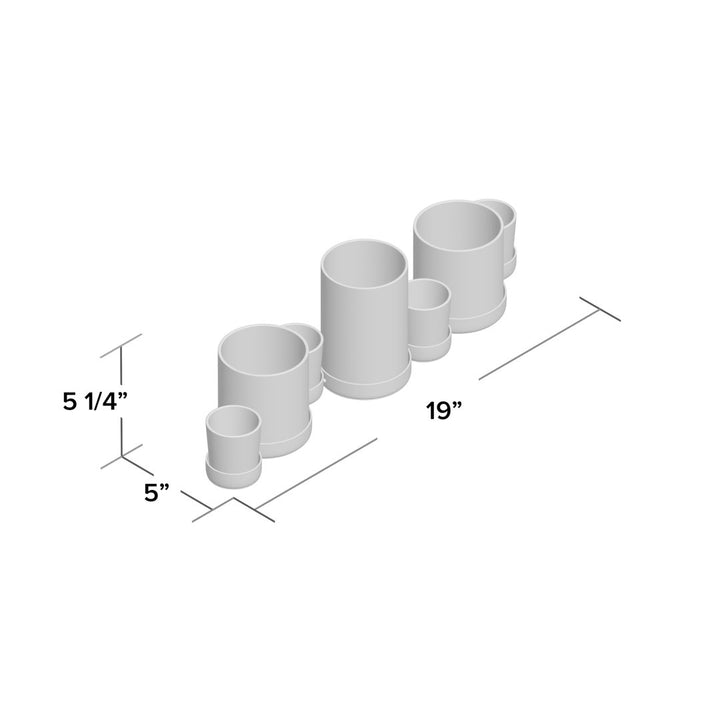 7 Piece Tabletop Hurricane Set Zipcode Design™
