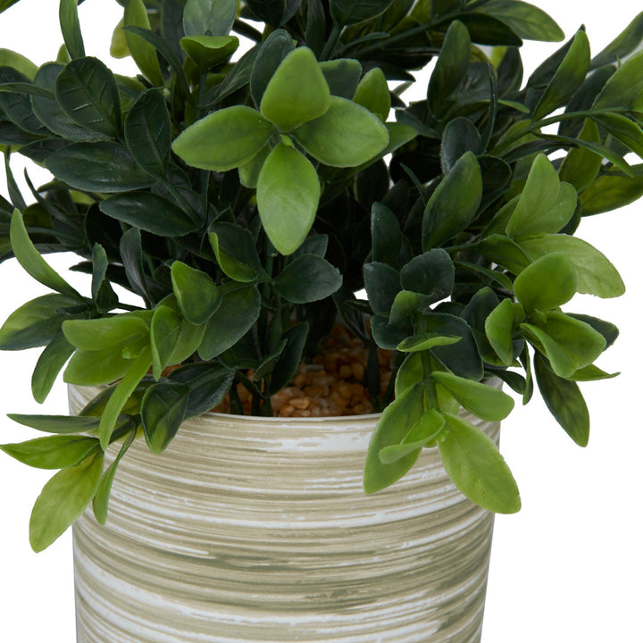 Traditional Plastic Textured Artificial Foliage Plant in Pot Birch Lane™