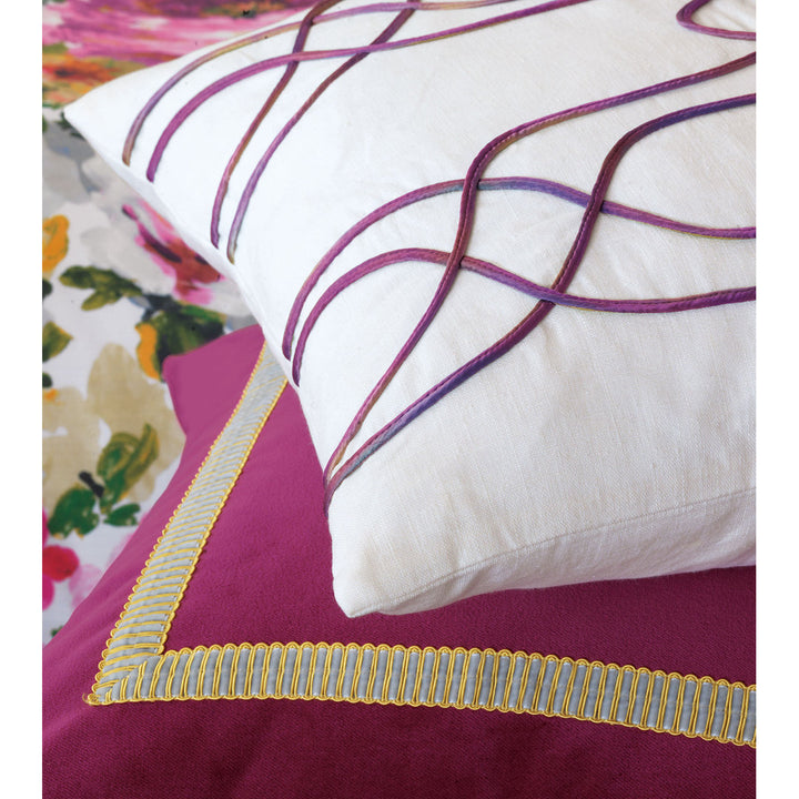 Tresco Linen Geometric Throw Pillow Cover & Insert Eastern Accents