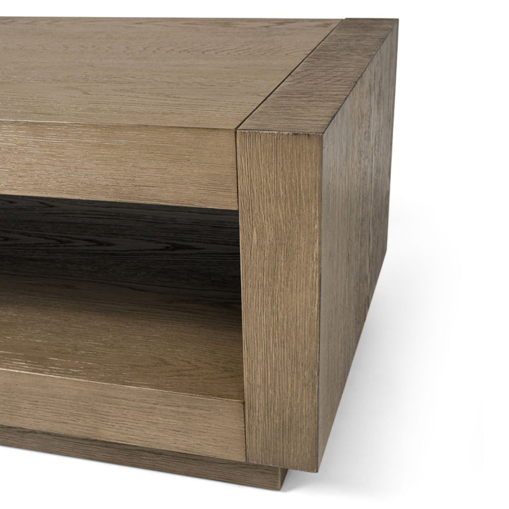 Maven Lane Maven Lane Contemporary Wooden Coffee Table Maven Lane Color: Refined Grey