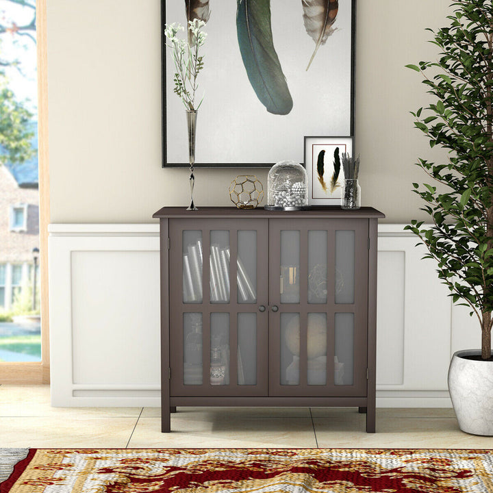 Gonsalez 2 - Door Accent Cabinet Breakwater Bay Color: Brown