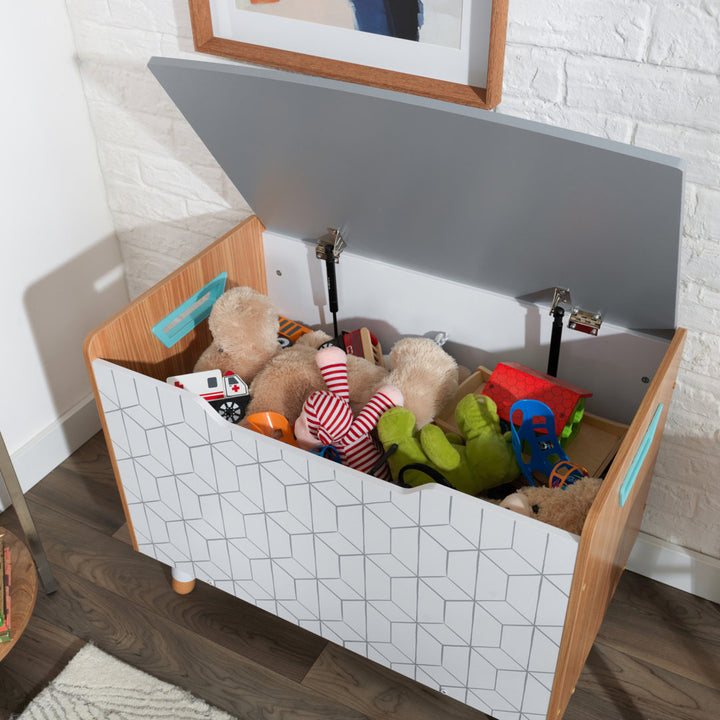 Mid-Century Toy Storage Bench KidKraft