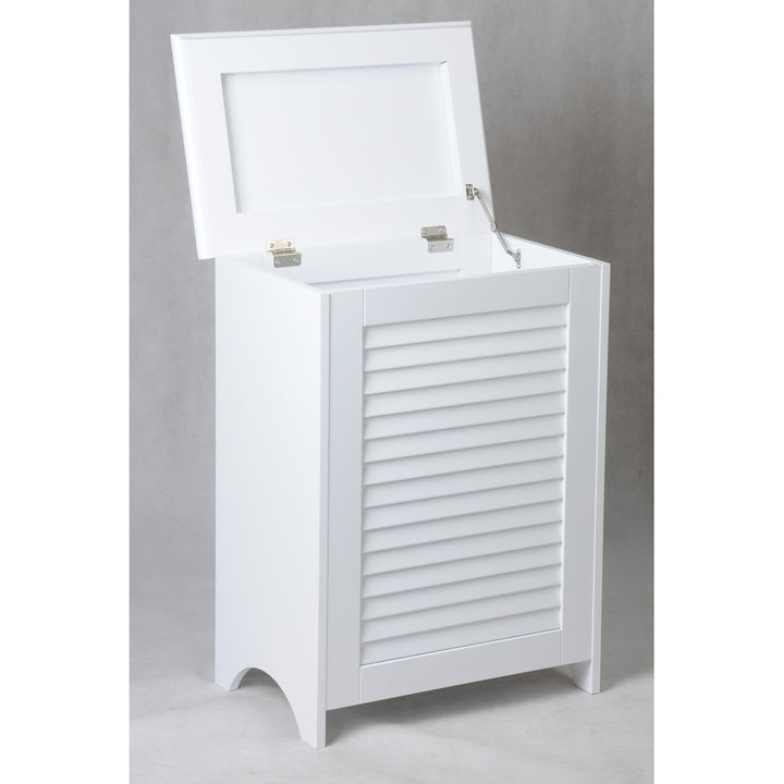 Louvered Front Cabinet Laundry Hamper Andover Mills™