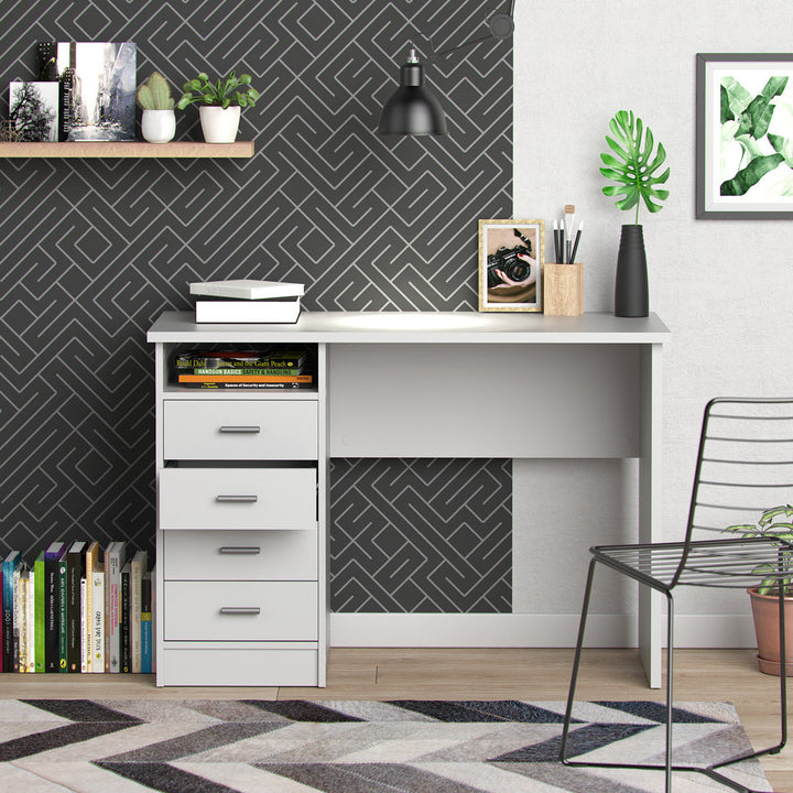 Rushayne Desk Orren Ellis Color: White