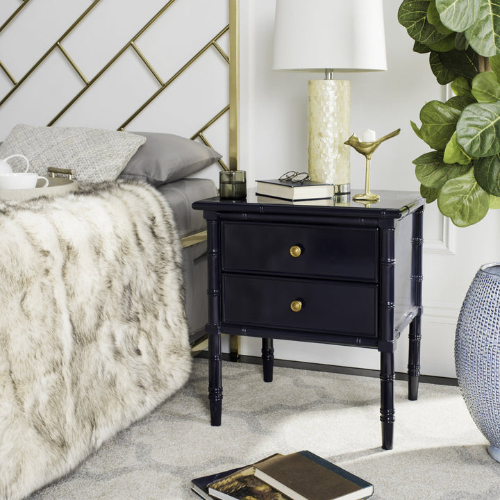 Monserrat 2 - Drawer Nightstand Willa Arlo™ Interiors Color: Navy
