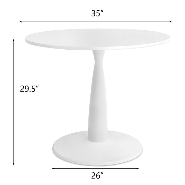 Seibold 35" Pedestal Dining Table Mercury Row®