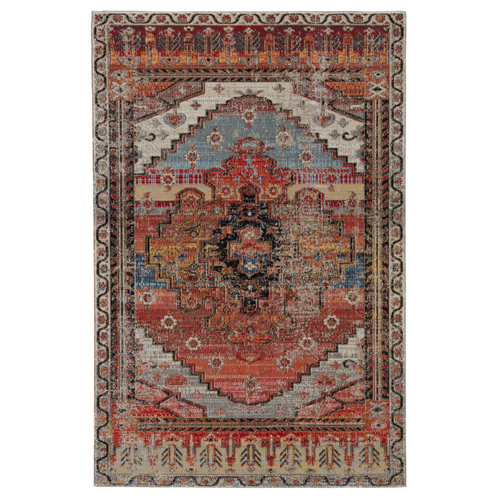 Haden Indoor/Outdoor Soft Power-Loomed Oriental Area Rug by Jaipur Living Steelside™ Rug Size: Rectangle 4' x 6'