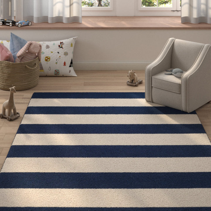Fairchild Hand Tufted Wool Rug Sunside Sails Rug Size: Rectangle 9' x 12'