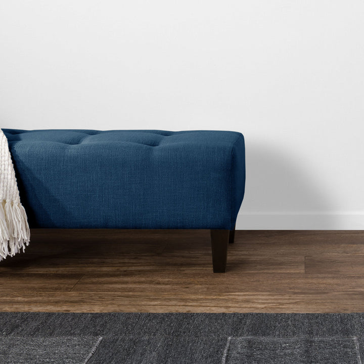 Brode Upholstered Bench House of Hampton® Upholstery: Navy Blue