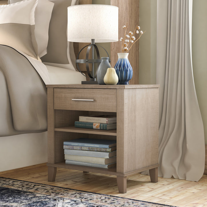 Laia 1 - Drawer Nightstand in Ash Gray Union Rustic Color: Ash Gray