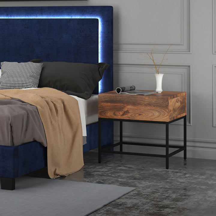 Prudenza 1 Drawer Nightstand Latitude Run®