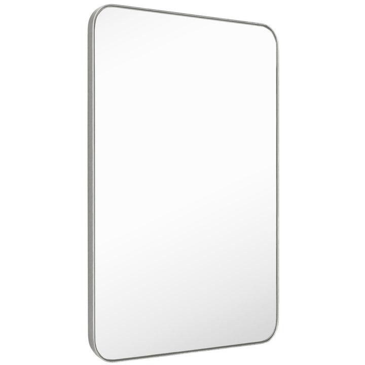 Markhai Modern Accent Mirror Orren Ellis Size: 36" x 24" Finish: Light Champagne
