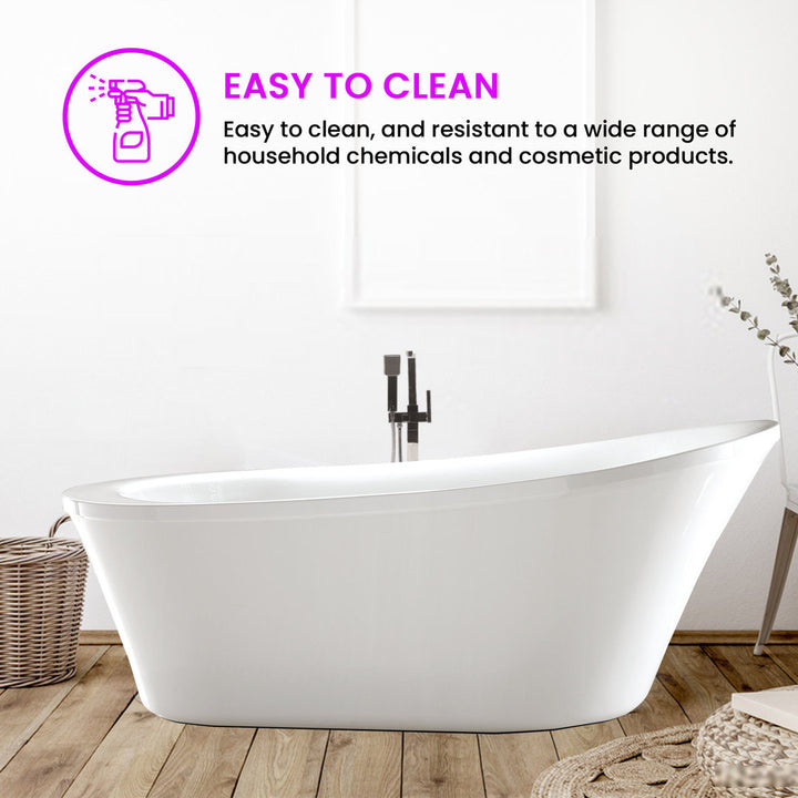 70" x 34" Freestanding Soaking Bathtub Vanity Art