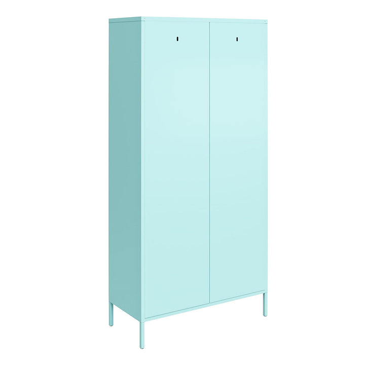Cache 2 Door Tall Metal Locker Style Storage Cabinet Novogratz Finish: Mint
