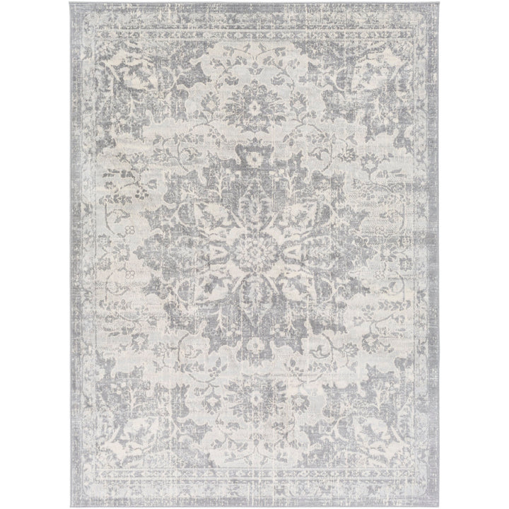 Hilyard Machine Oriental Gray Area Rug Laurel Foundry Modern Farmhouse® Rug Size: Rectangle 7'10" x 10'3"