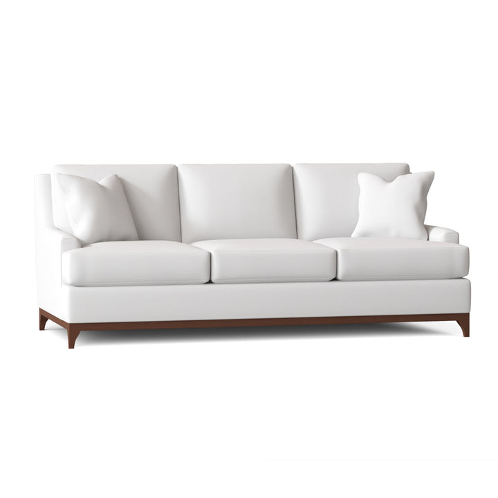 Madelyn 89" Recessed Arm Sofa Wayfair Custom Upholstery™ Fabric: Bella Toast Performance Velvet