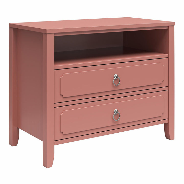 Her Majesty 2 - Drawer Nightstand Novogratz Color: Dusty Rose