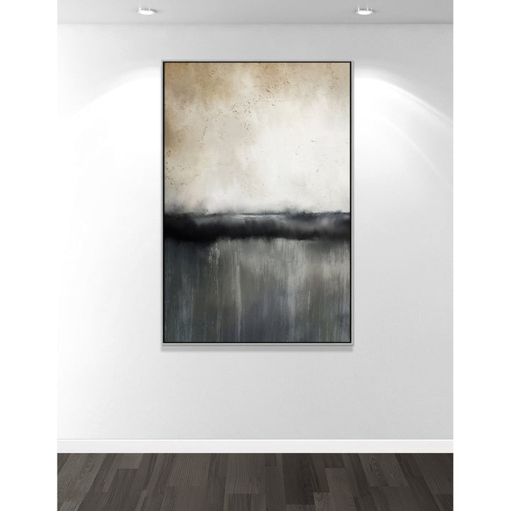 Sunset by Kimberly Allen Print Joss & Main Size: 61.5" H x 41.5" W x 2" D Format: Silver Framed Canvas