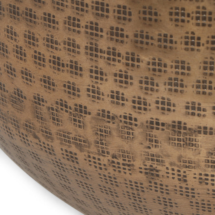 Drum End Table 17 Stories