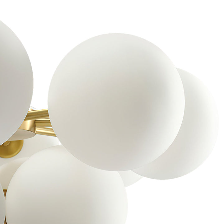 Delacroy 13 - Light Shaded Tiered Chandelier Everly Quinn Shade Pattern: Frosted, Finish: Brass