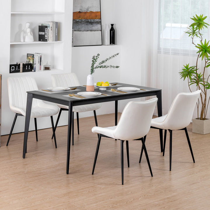 Birkland Dining Chair (Set of 6) Everly Quinn Upholstery Color: White