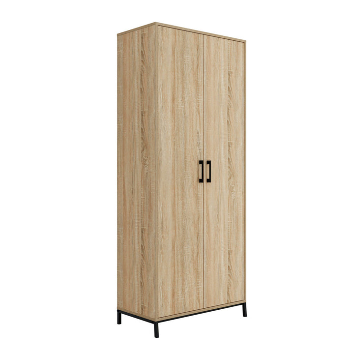 Clower 7 - Shelf Storage Cabinet Zipcode Design™ Finish: Charter Oak™
