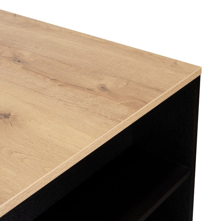 Tanna 36" Kitchen Counter Island Red Barrel Studio® Base Finish: Black Wengue