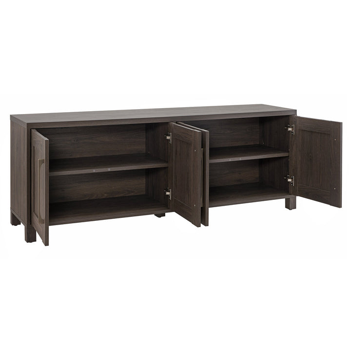 Chabot TV Stand for TVs up to 78" Latitude Run® Color: Alder Brown