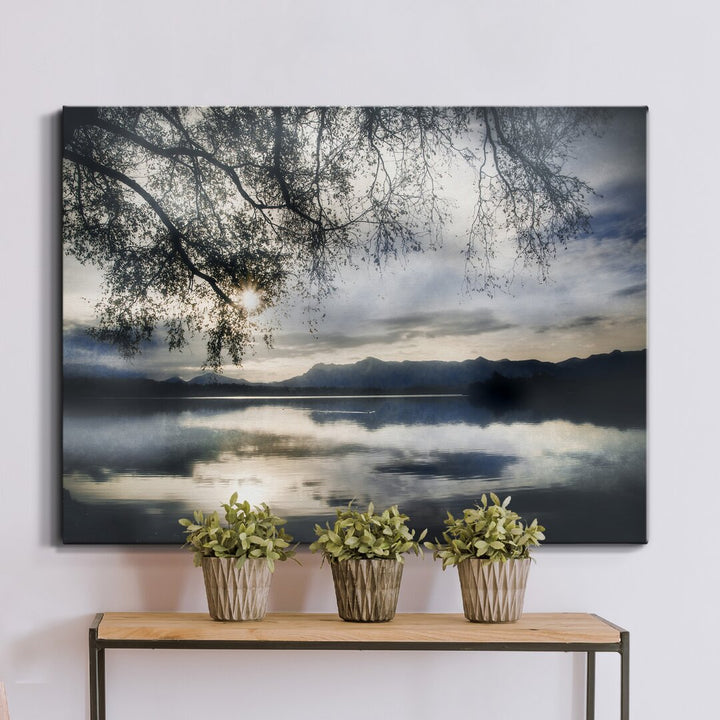Staffelsee Lake - Wrapped Canvas Print Millwood Pines Size: 8" W x 12" H