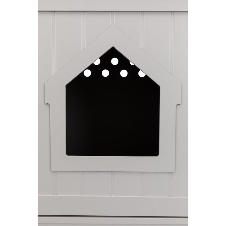 TRIXIE Small Cat Litter Box Enclosure Hide Litter Indoor Cat Home Cat Furniture Accent Table TRIXIE Color: Gray