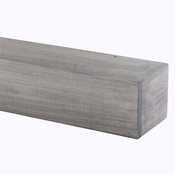 Modern Farmhouse Fireplace Shelf Mantel Dogberry Collections Depth: 9", Finish: Ash Gray, Shelf Length: 48"
