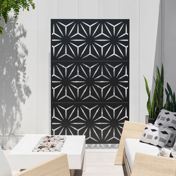 Screen Series Black Plastic Quadra Pattern Screen Set Veradek
