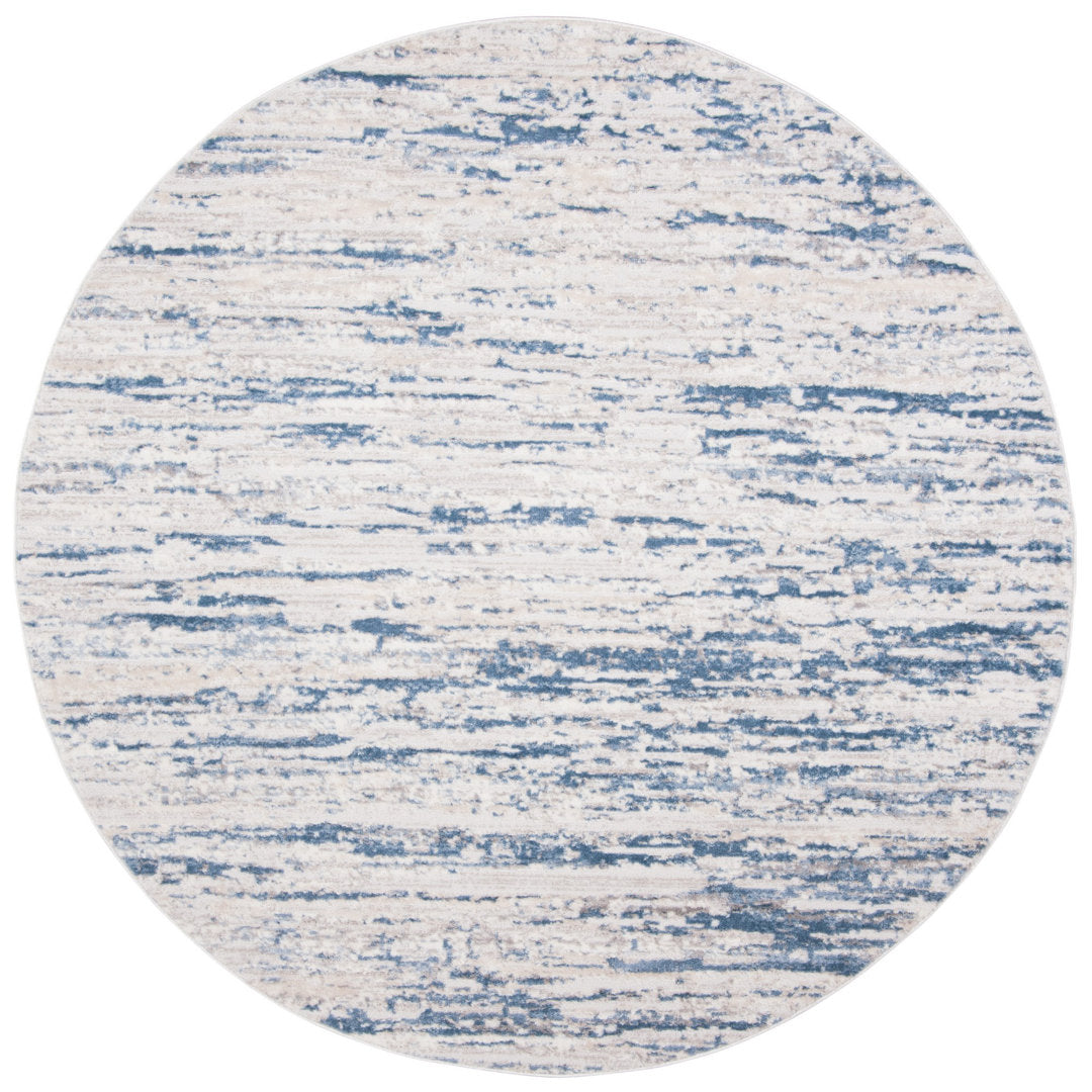 Granada 700 Performance Abstract Rug Highland Dunes Rug Size: Round 9'