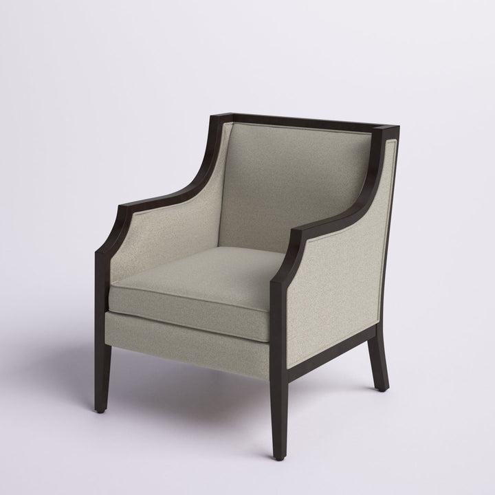 Akiyo 31" W Polyester Armchair Lark Manor™ Fabric: Linen 100% Polyester
