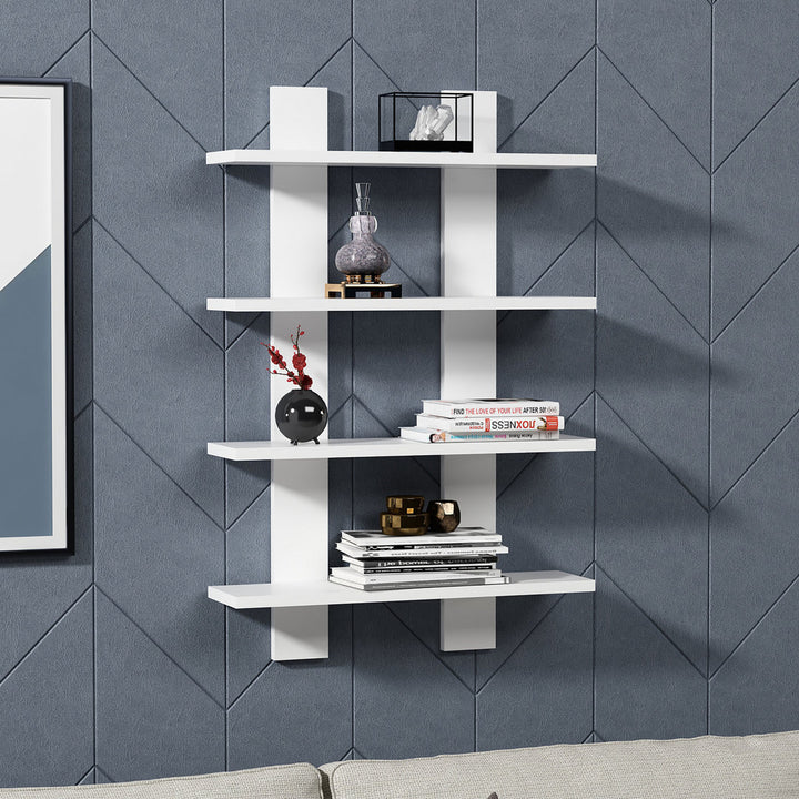 Angelinamarie 4 Piece Tiered Shelf Wade Logan® Finish: White