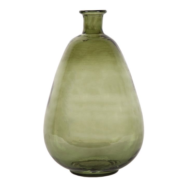 Hermosa Green/Light Green 12.75" Glass Table Vase Joss & Main