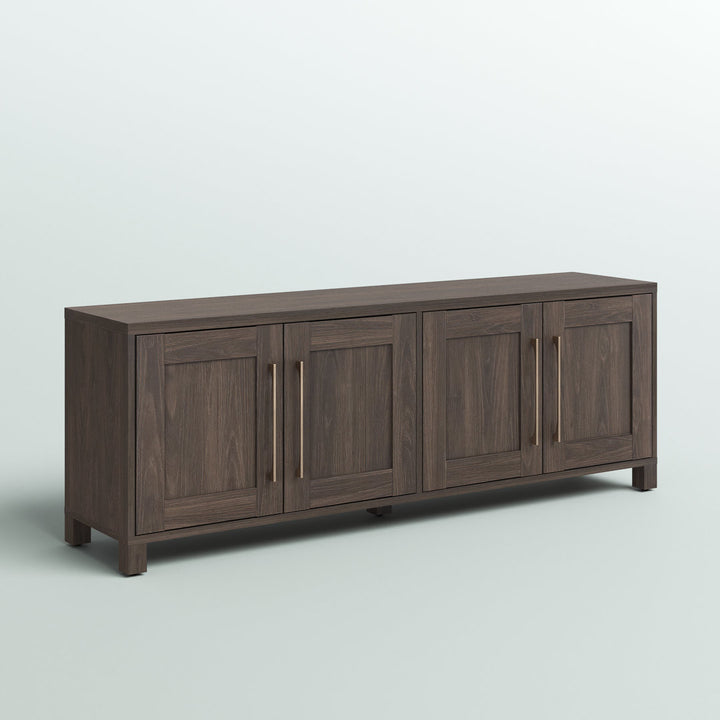 Chabot TV Stand for TVs up to 78" Latitude Run® Color: Alder Brown